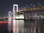 大桥 海 夜景 灯光 浪漫