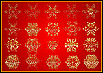 精美雪花集合（圣诞元素）