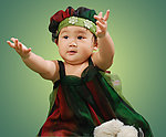 可爱幼童