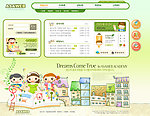 幼稚园儿童网页模板