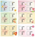 通讯录内页模版