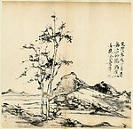 魏启后临倪瓒