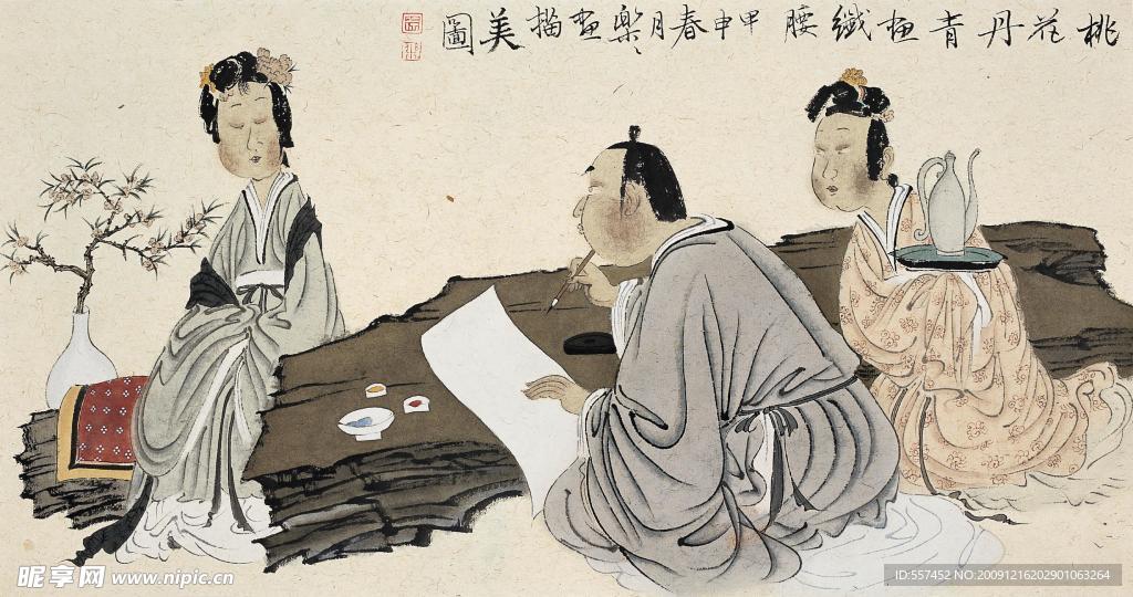 描眉图
