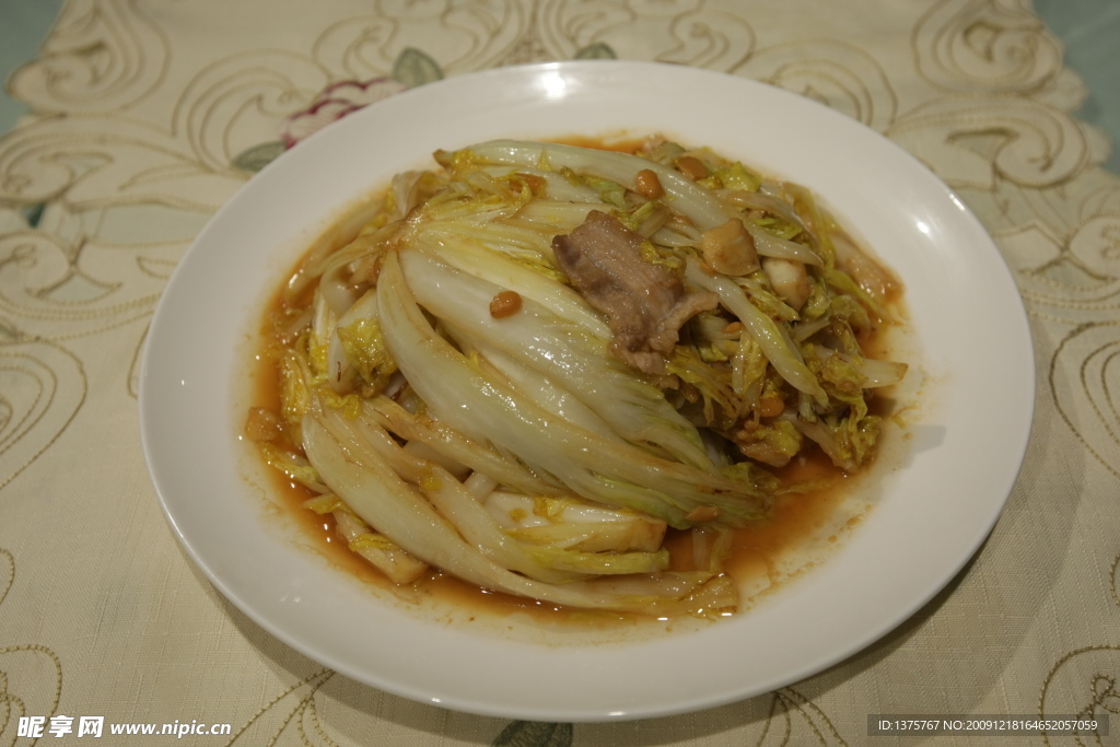 拍蒜娃娃菜