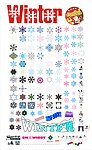 高清雪花(圣诞用）