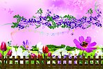 百花争艳