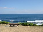 大海 海灘 海邊 藍天 白雲 海浪