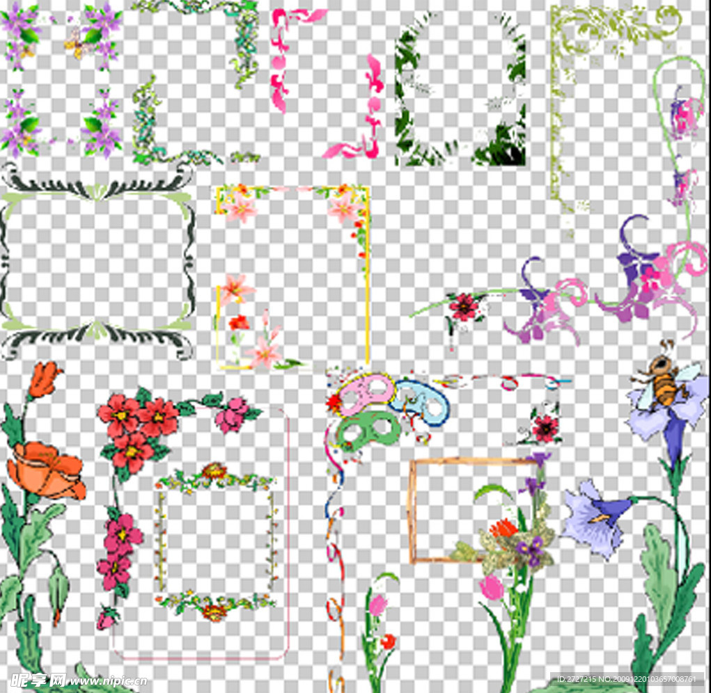 边框 花纹 花框(抠好的)