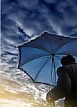 雨中漫步