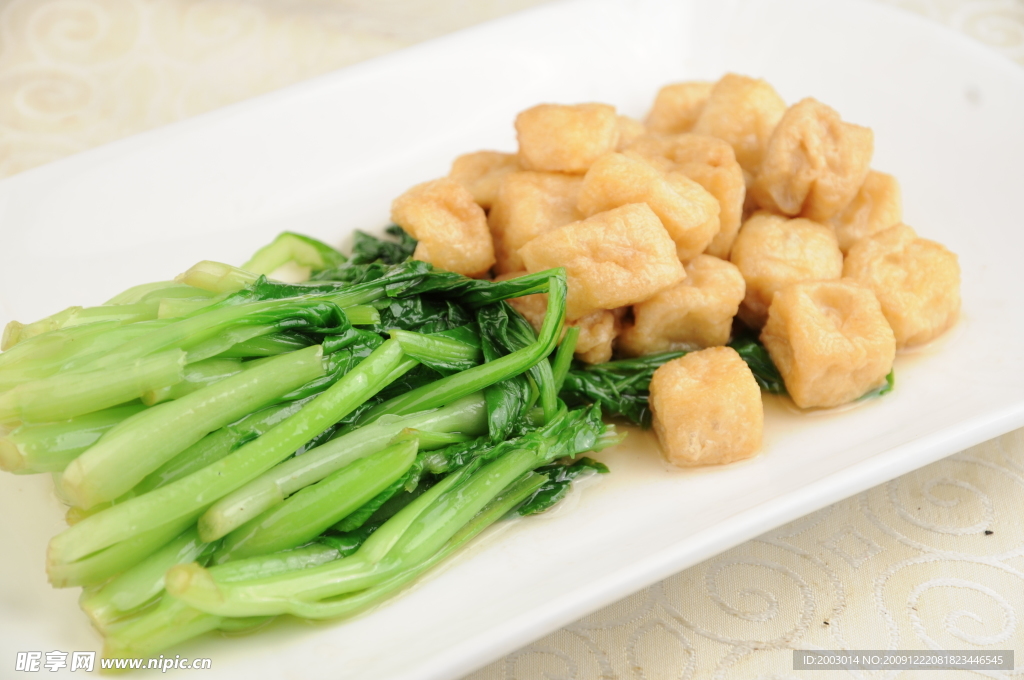 青菜油豆腐