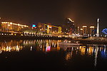 海河三岔口夜色