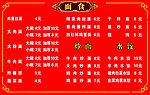 价格表