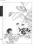 工笔画线描山水画谱 水禽