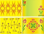 花边底纹