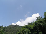 天空 白云 大山 蓝天