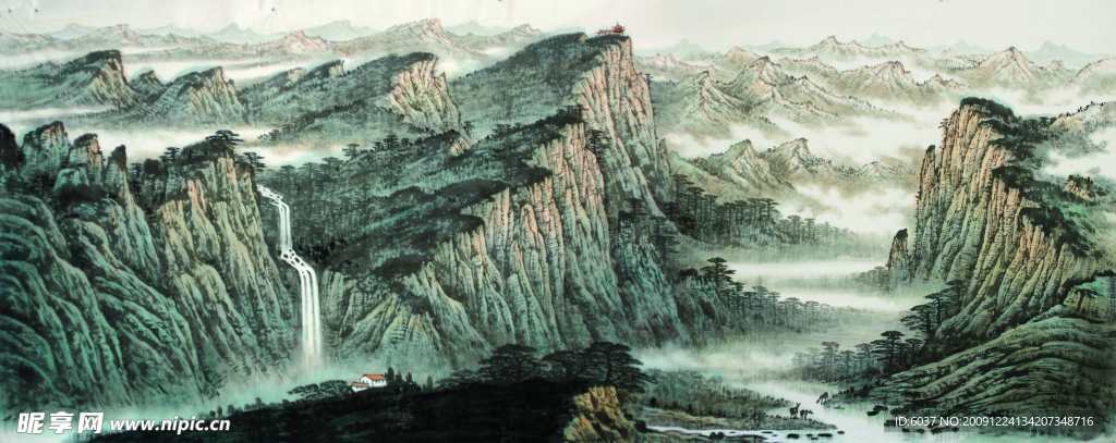 宽幅 山水