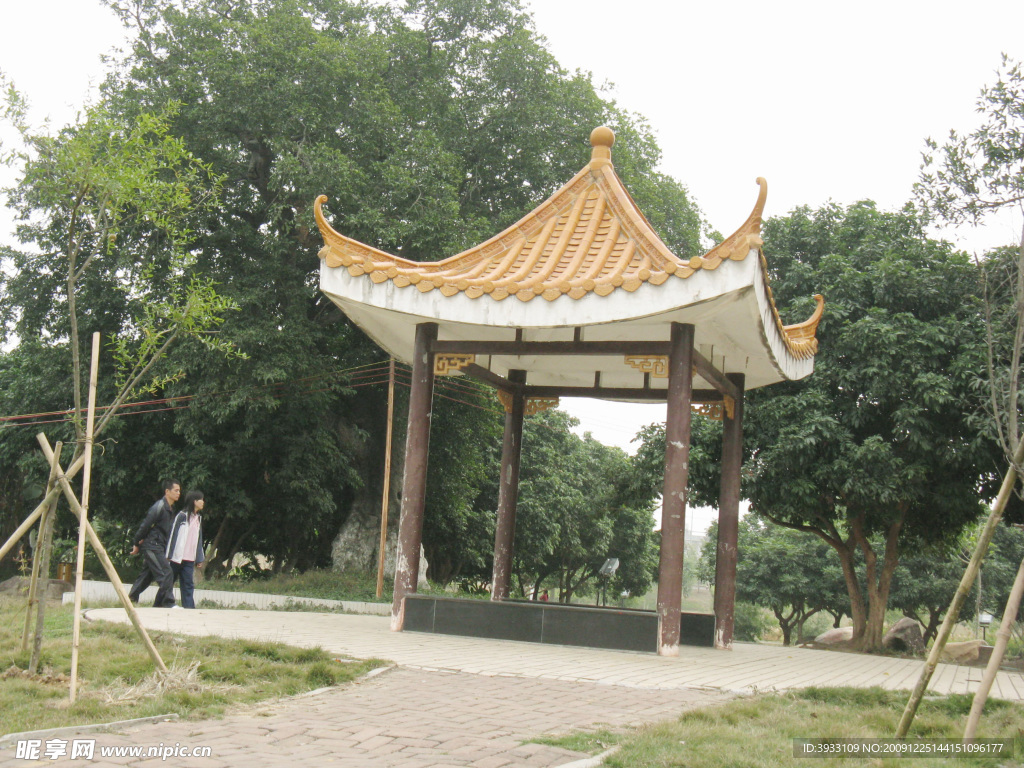 公园凉亭