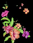 喷绘花