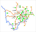 四川省旅游景点分布图