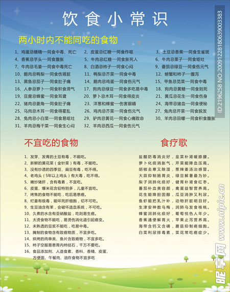 饮食小常识