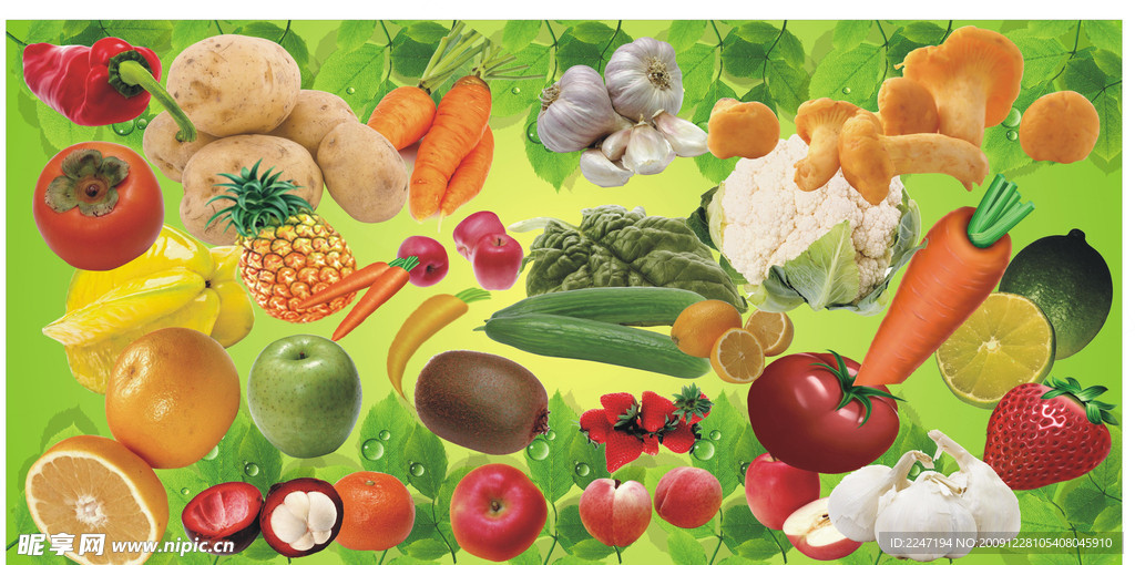 各式蔬菜 水果素材图片