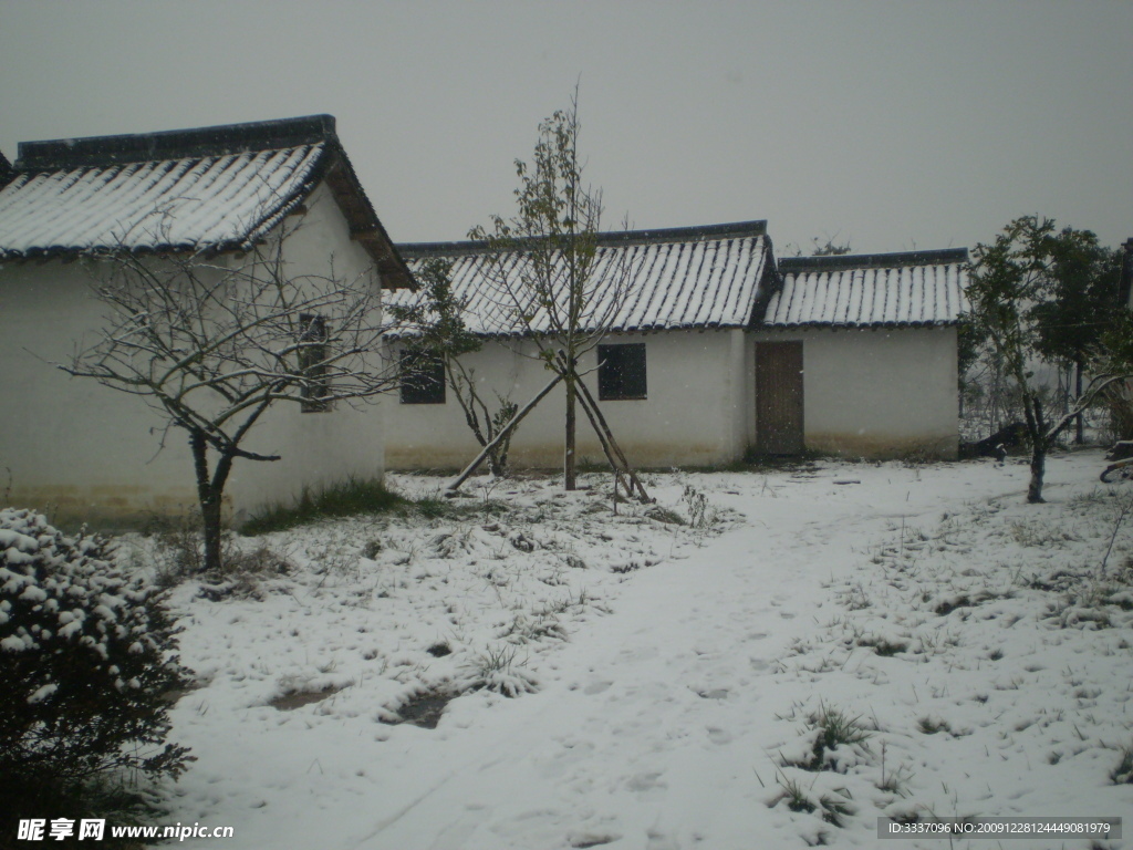 马家浜雪景