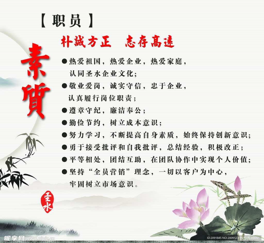 企业文化展板