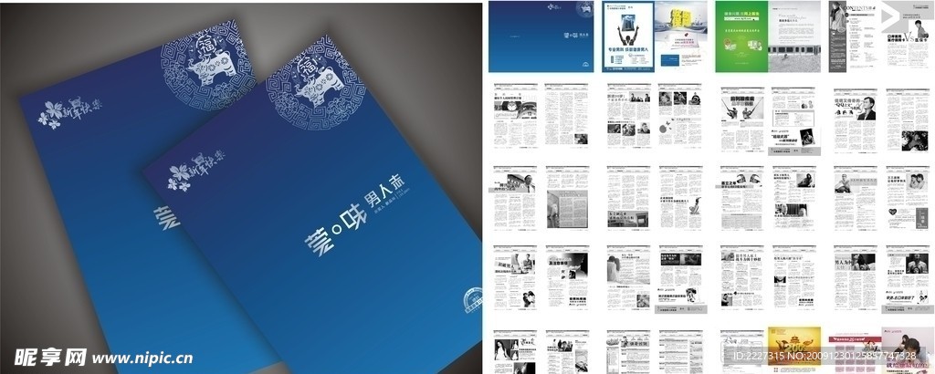 新年版医院男性杂志设计40P