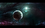 背景图片 太空 地球 夜空 星空 星云 宇宙 底纹