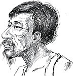 男人素描头像
