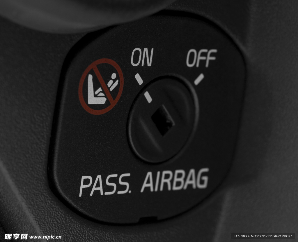 汽车PASS AIRBAG开关