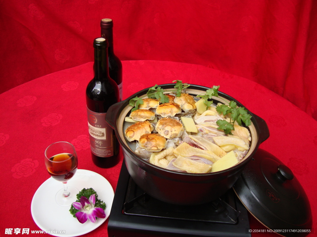 鸡煲蟹