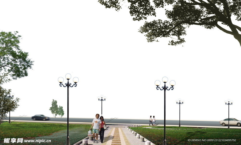 建筑景观psd分层模板之八