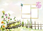 浪漫儿童摄影模版
