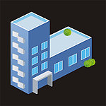 城市风景矢量图