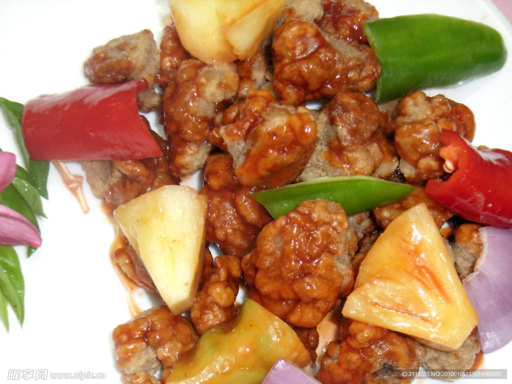 香菠生炒骨