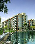小区住宅景观后期效果图2