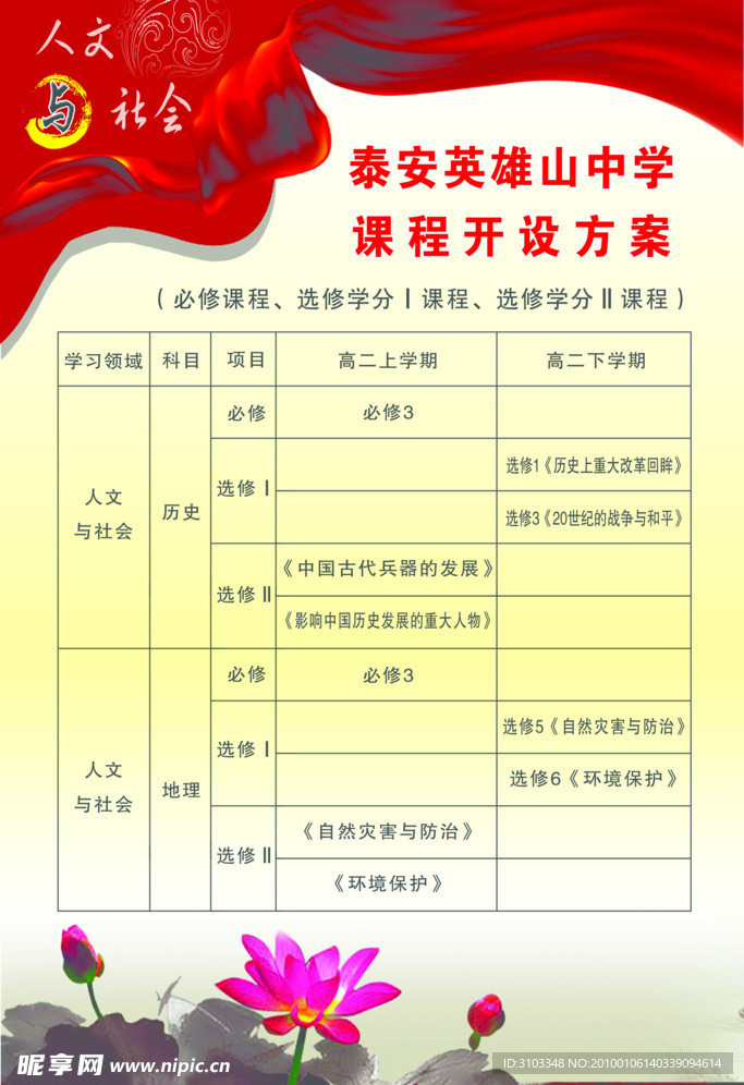 学校版面