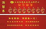阳光乳业 游园卡 喜庆 红色