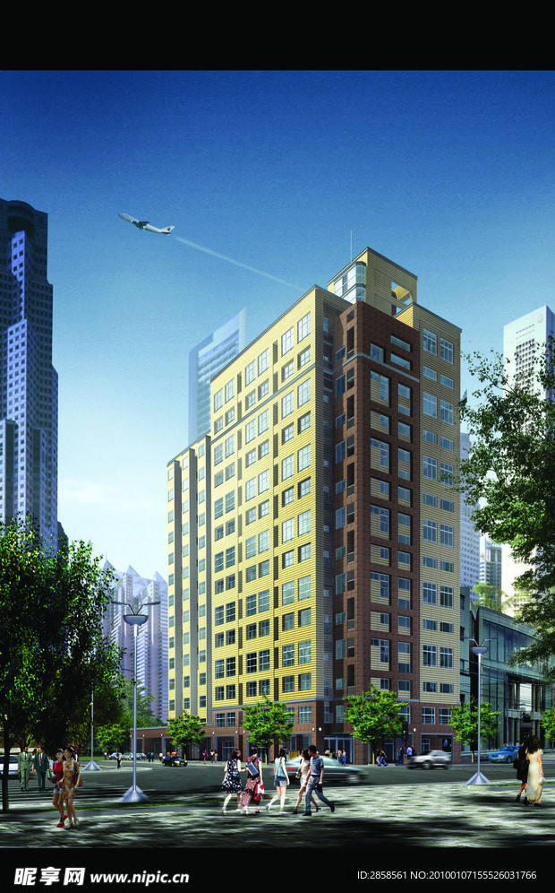建筑景观psd分层模板之十七