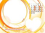 2010年台历模版