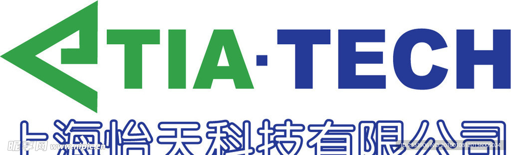 上海怡天科技 logo 标志