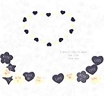 花纹 心