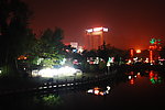 娄星广场公园夜景图