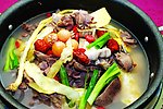 054滋补蛋角煮鸡杂