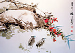 中国国画 樱桃
