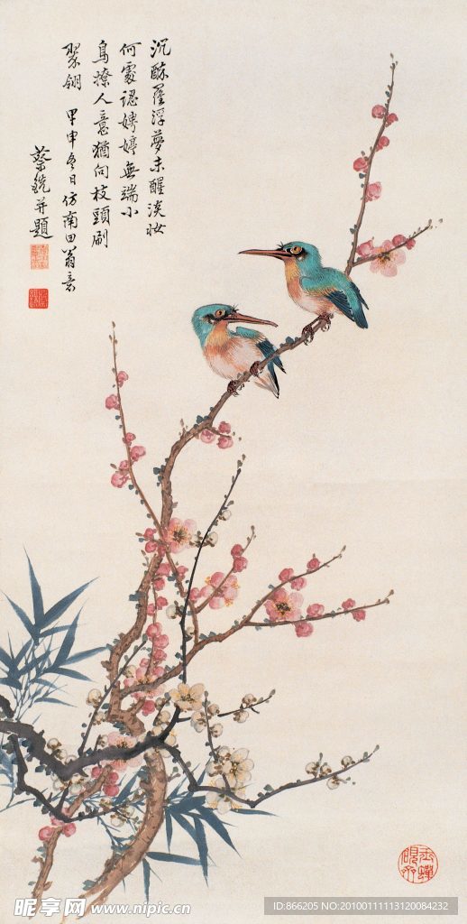 栖鹊图