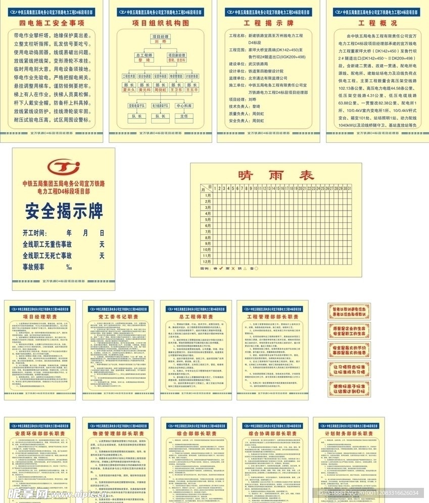 中铁五局制度牌