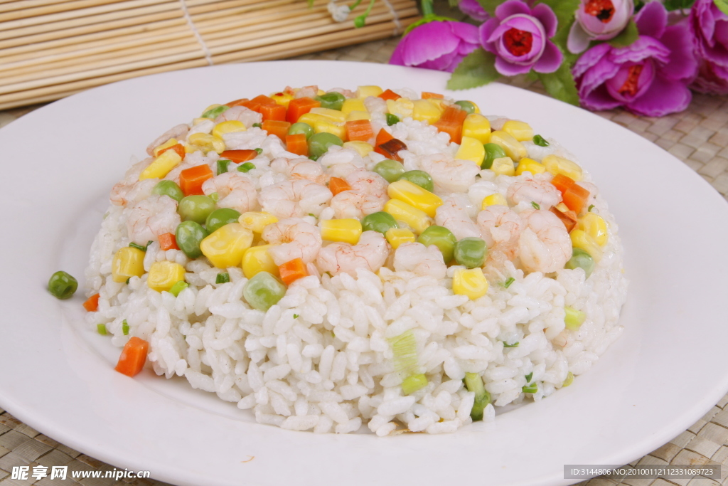 虾仁米饭