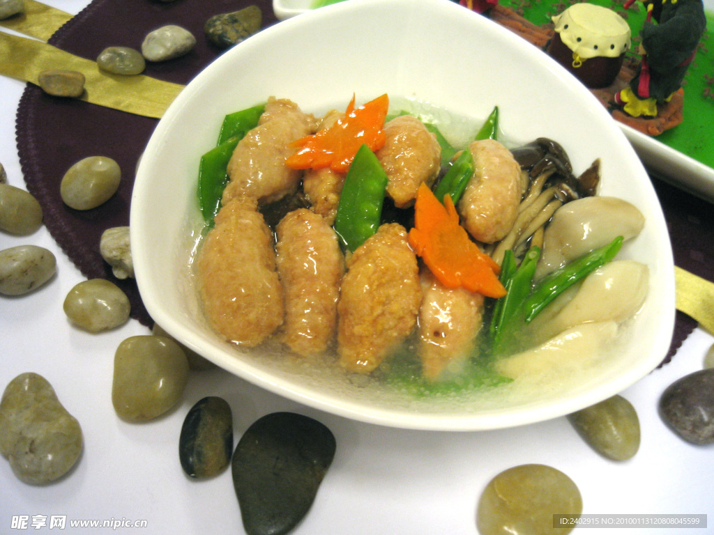 什锦烩鸡酥